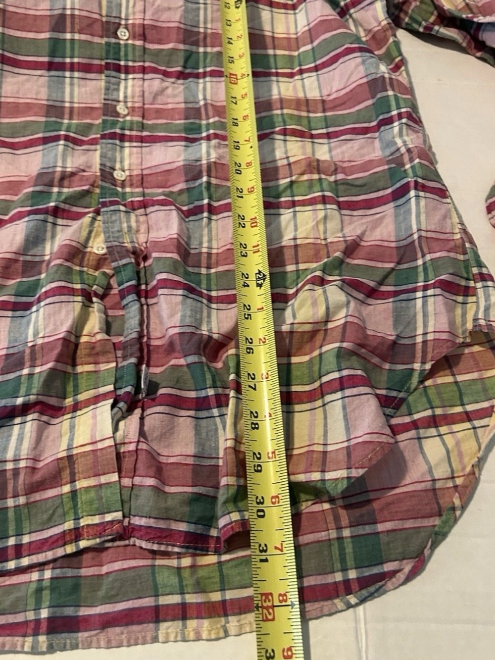 Polo Ralph Lauren Shirt Mens Large L Multicolor Plaid Classic Button Down Preppy - Picture 9 of 12